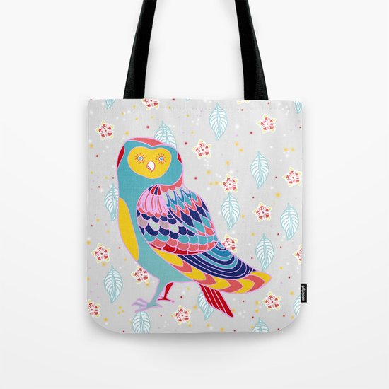 Cherry Owl Tote Bag