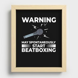 Beatboxing Music Challenge Beat Beatbox Recessed Framed Print