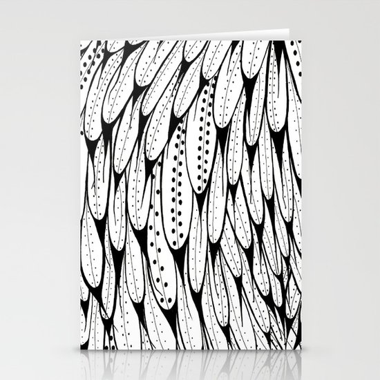 Bird Pattern Stationery Cards