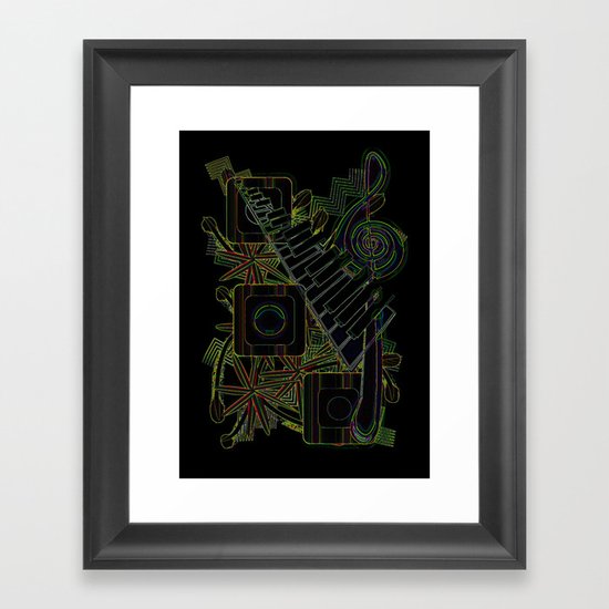 Jazz Club Framed Art Print