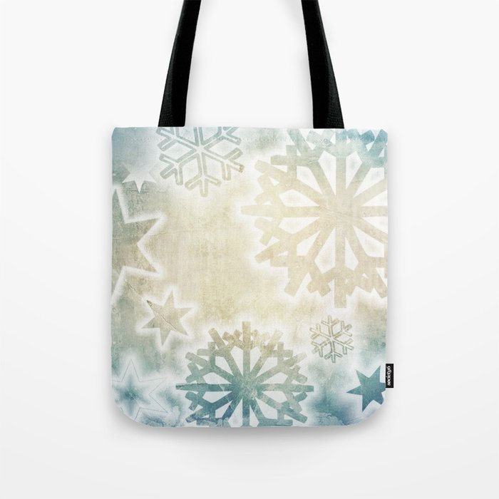 Snowflakes Tote Bag by mirimo | Society6