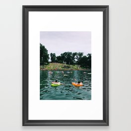 Barton Springs Framed Art Print