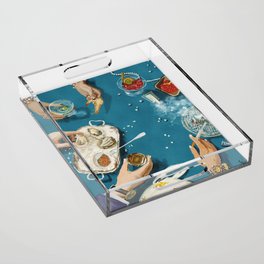 Luxury dinner Acrylic Tray