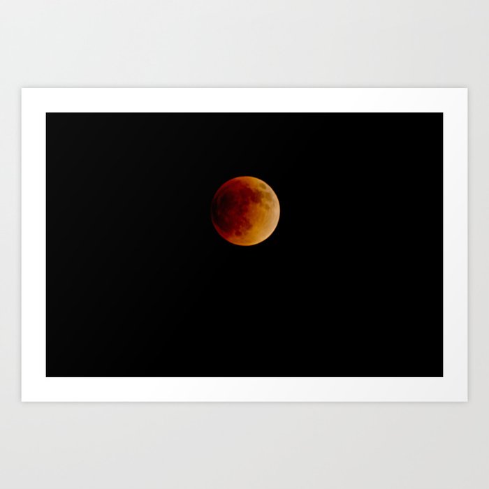 Lunar Eclipse May 2022 Art Print