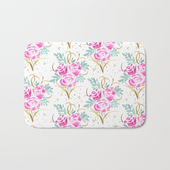 Pink Rosé Splendor Bath Mat