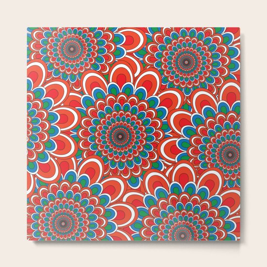 Pattern F Metal Print