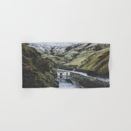 Seljavallalaug, Iceland Hand & Bath Towel