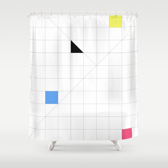 Paradigm in Primary Shower Curtain