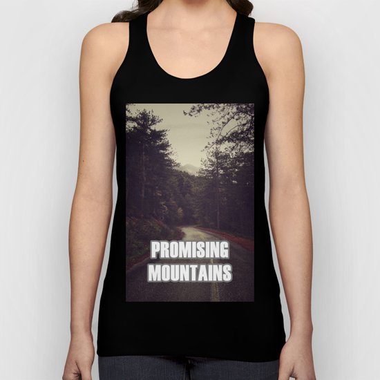 Wander inside the mountains Unisex Tank Top