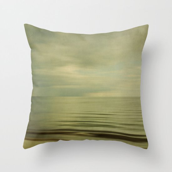 sea square XI Throw Pillow