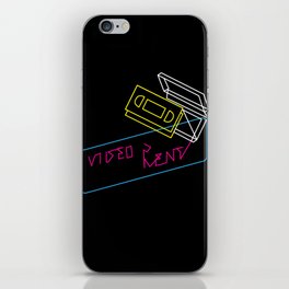 Video Is For Rent iPhone Skin