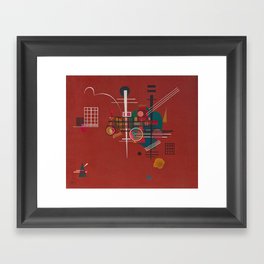 Dumpfes Rot, No.400 by Wassily Kandinsky, 1927 Framed Art Print