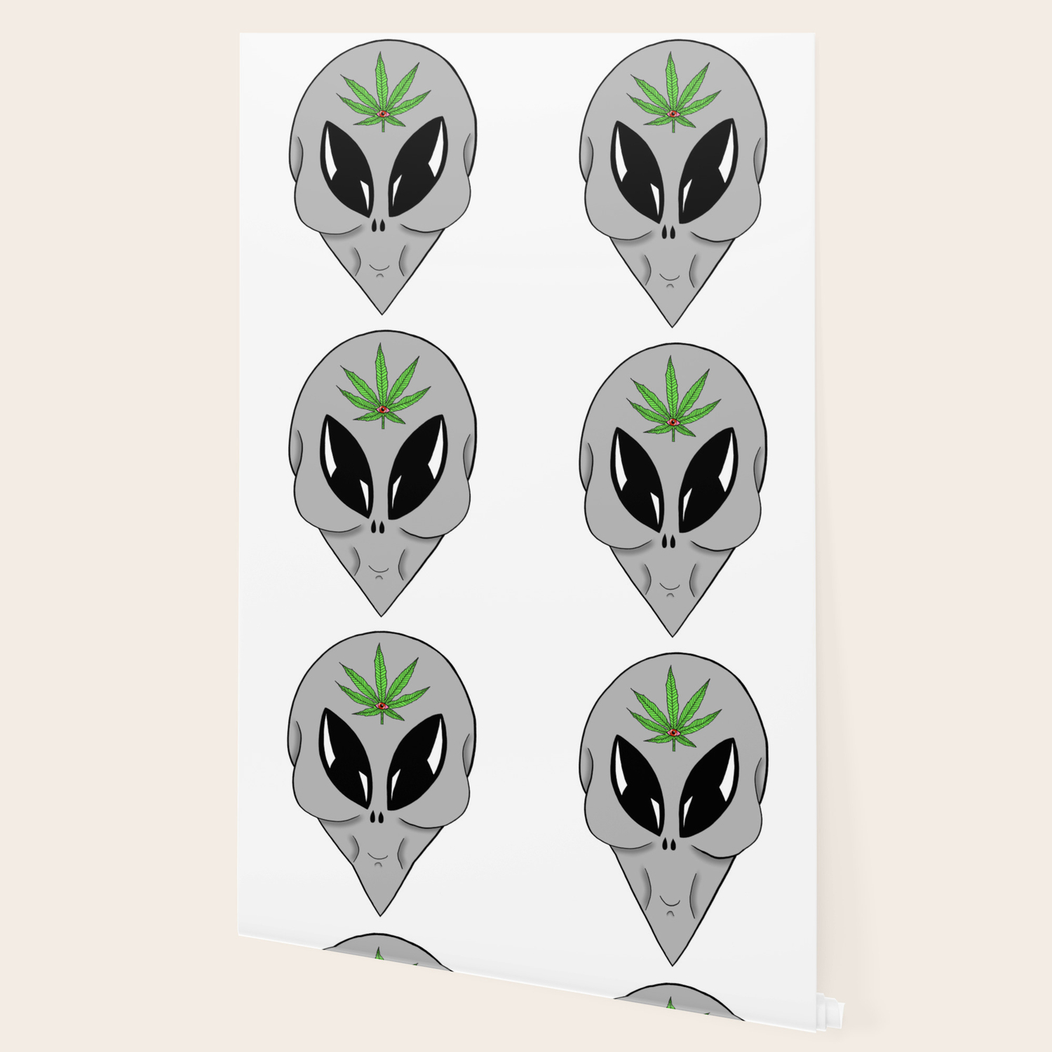 Third Eye Alien Wallpaper By Kandusjohnson Society6