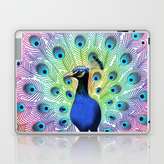 Colorful Peacock Laptop & iPad Skin