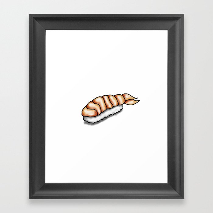 Sushi Nigiri Framed Art Print
