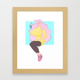 Bobbi - Turtleneck Framed Art Print