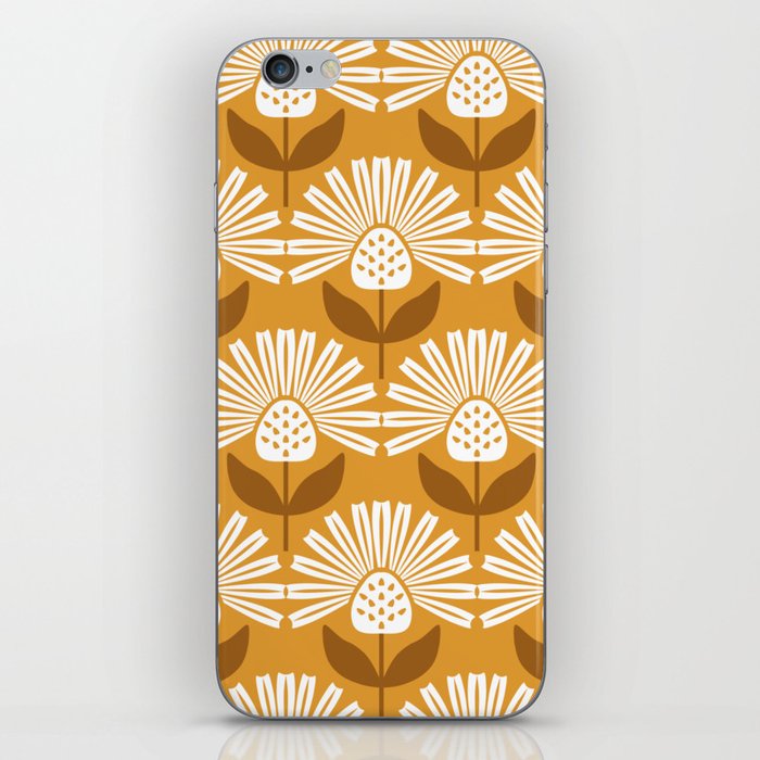 Retro Love Flower pattern iPhone Skin