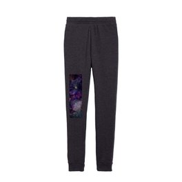 Autumn leaves galaxy navy-purple cosmos pattern  Kids Joggers