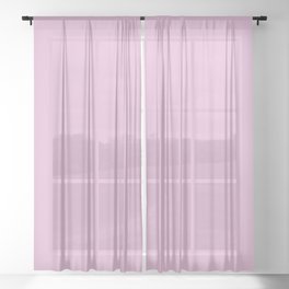 Gumball Pink Sheer Curtain