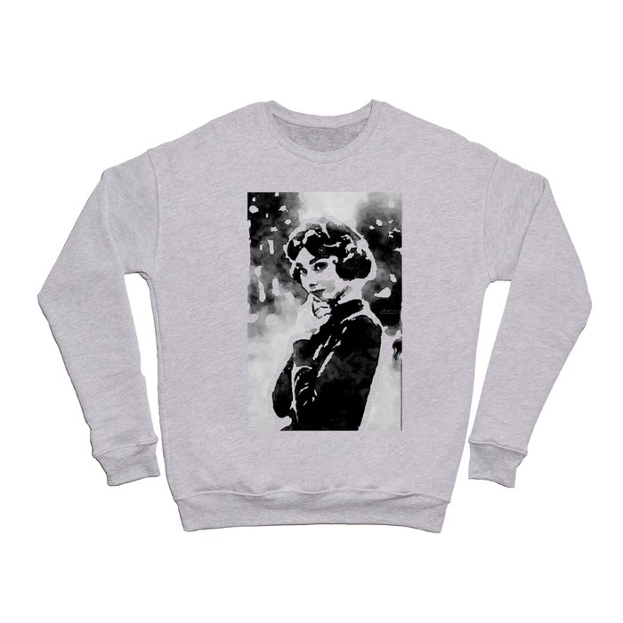 Audrey Hepburn Crewneck Sweatshirt by Wara Yoo