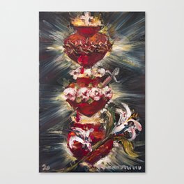 Most Sacred Hearts Canvas Print