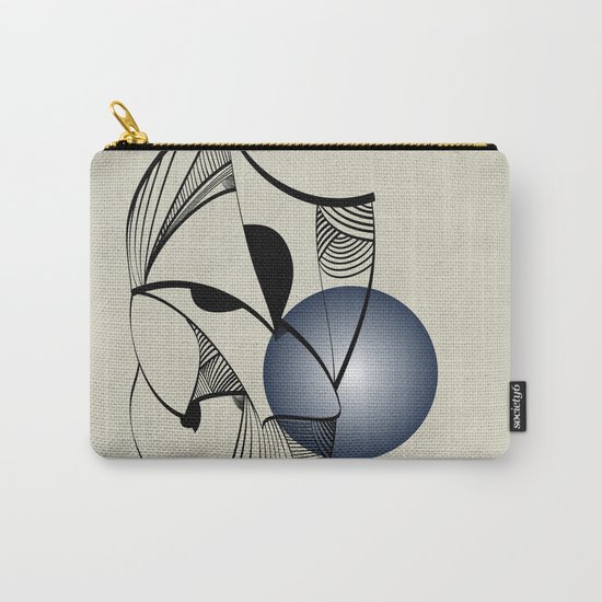 Abstract L1 Carry-All Pouch