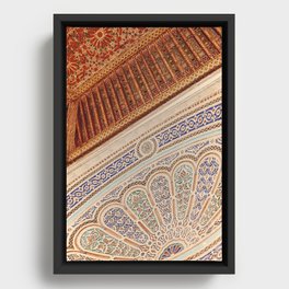 Marrakech in Details | Architecture Photography in Morocco  Framed Canvas