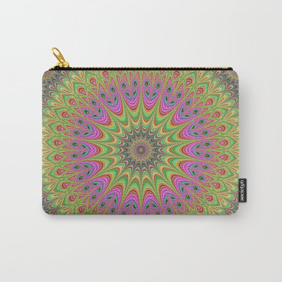 Floral ornament mandala Carry-All Pouch