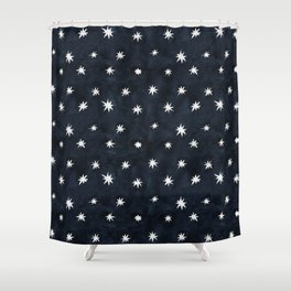 Midnight Starlet Shower Curtain