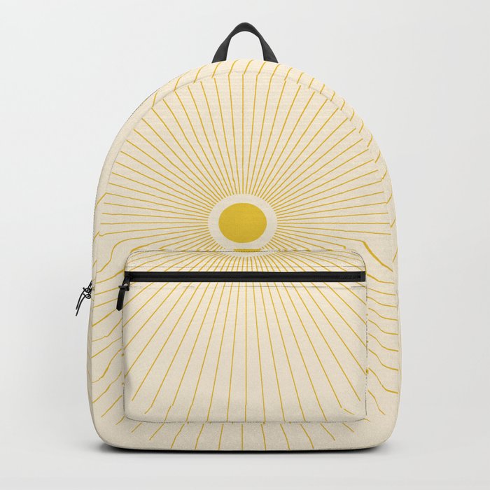 Abstraction_NEW_SUNLIGHT_YELLOW_SHINE_RISING_POP_ART_0217A Backpack