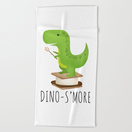 Dino-S'more Beach Towel