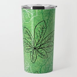 Green leaves for a natural lovers Travel Mug