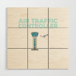 Air Traffic Controller Flight Director Tower Wood Wall Art
