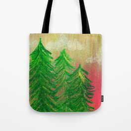 Pine Trees Tote Bag
