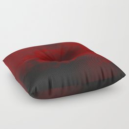 Red Smoke Floor Pillow