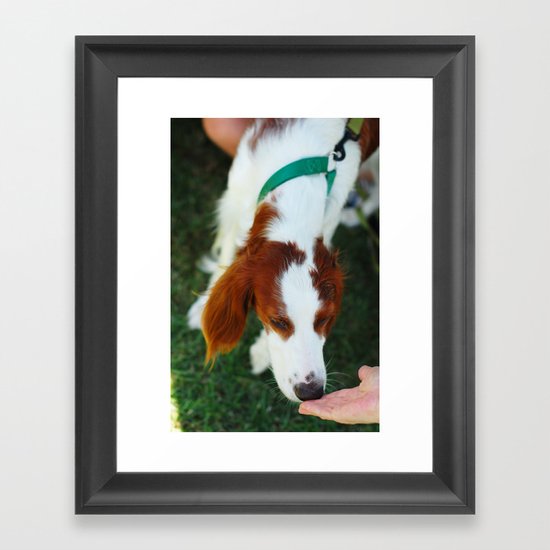 Greet Framed Art Print