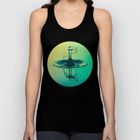 Water Drop Unisex Tank Top