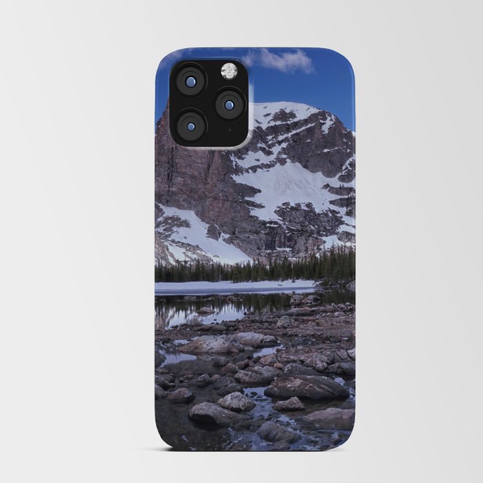 Notchtop Mountain and Lake Helene Panorama iPhone Card Case