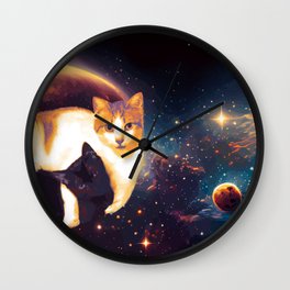 NebuLuna & Outerspace Ollie Wall Clock