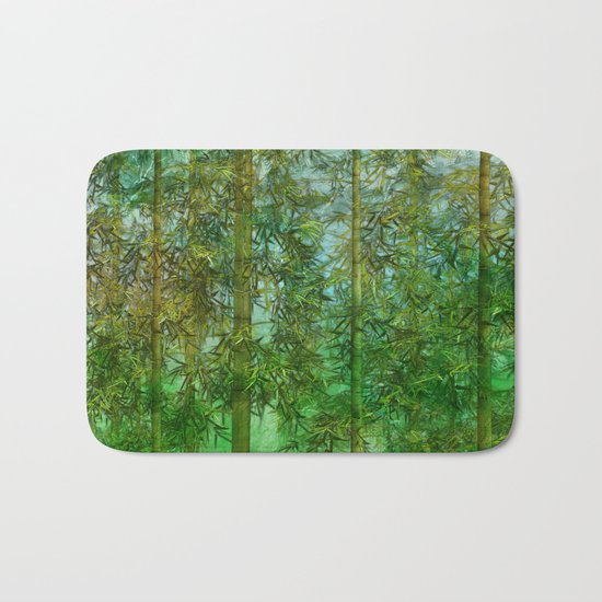 Bamboo Forest Bath Mat
