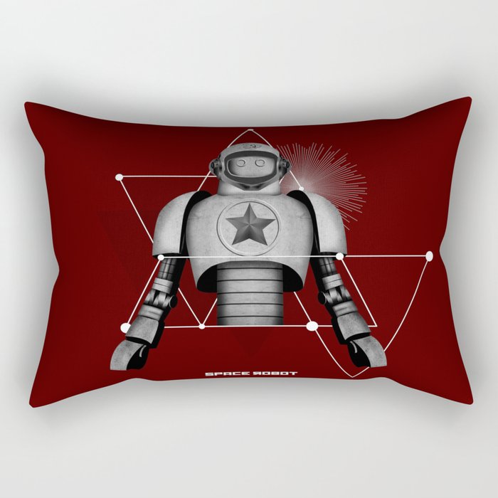 Space robot 4 Rectangular Pillow
