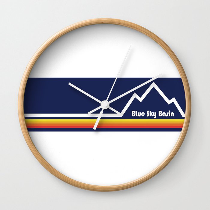 Blue Sky Basin Colorado Wall Clock