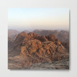 The Sinai Mountains Metal Print | Digital Manipulation, Digital, Sky, Color, Landscape, Nature, Outdoor, Rock, Photo, Egypt 