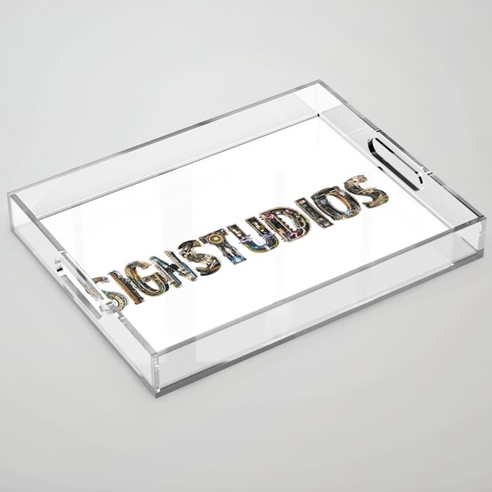 signstudios Logo Steampunk 3D Acrylic Tray