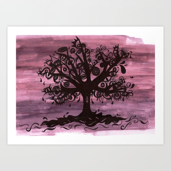 EYE TREE Art Print