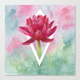 Blooming Lotus Canvas Print