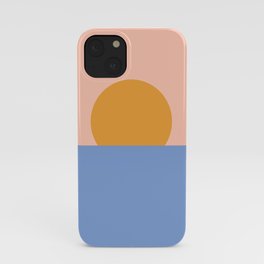 Minimalist Ocean Sunset iPhone Case