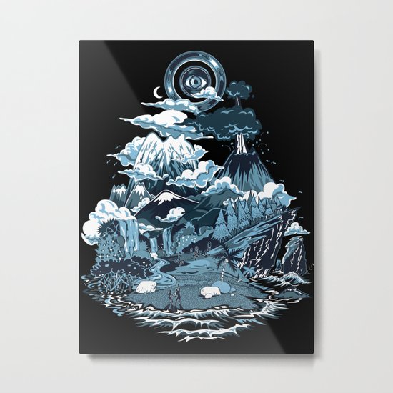 Terra Mikronic Metal Print