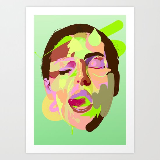 Bellucci. Art Print