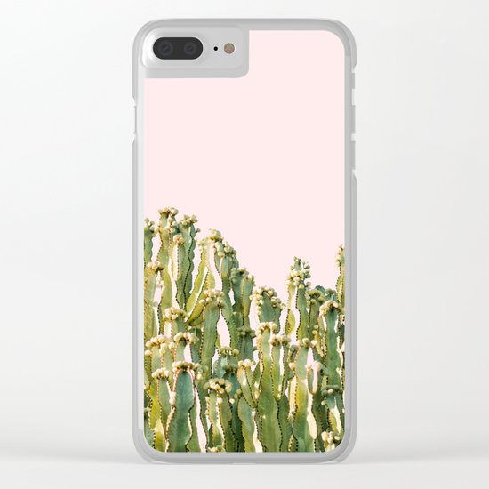 Cactus Blush #society6 #decor #buyart Clear iPhone Case